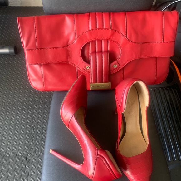 Brand New L.A.M.B red pumps heels, in GORGEOUS condition 🥰!! - Picture 7 of 7